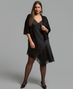 8601.5036 Блейзер жен. MAT Fashion, Черный-Серебро